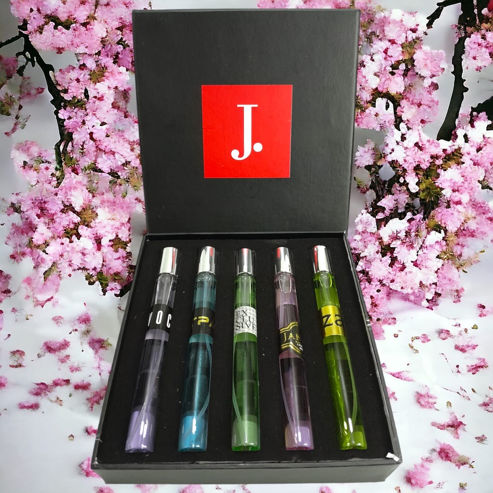 Elegant 5-Bottle Perfume Gift Set